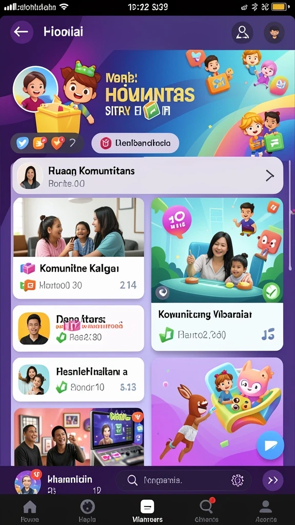 Tampilan antarmuka yang menarik dan mudah dinavigasi.