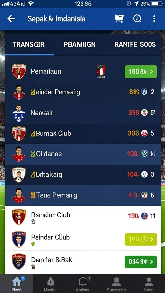 Tampilan antarmuka utama yang menarik dan user-friendly.