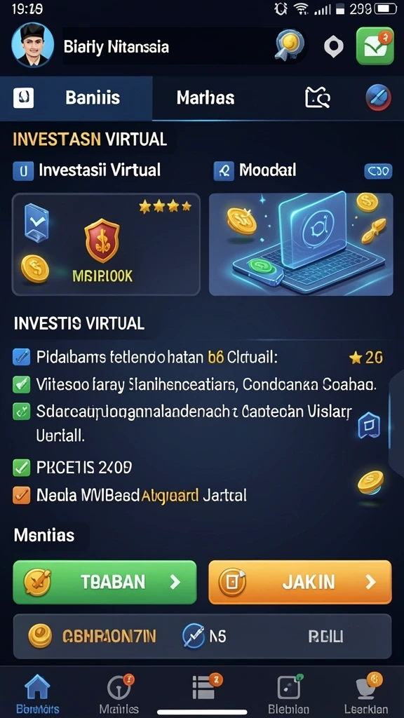 Tampilan antarmuka yang menarik dan user-friendly.