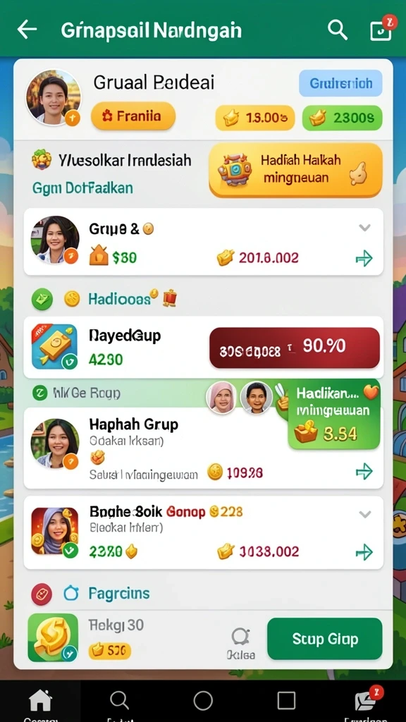 Tampilan antarmuka yang menarik dan mudah dinavigasi.