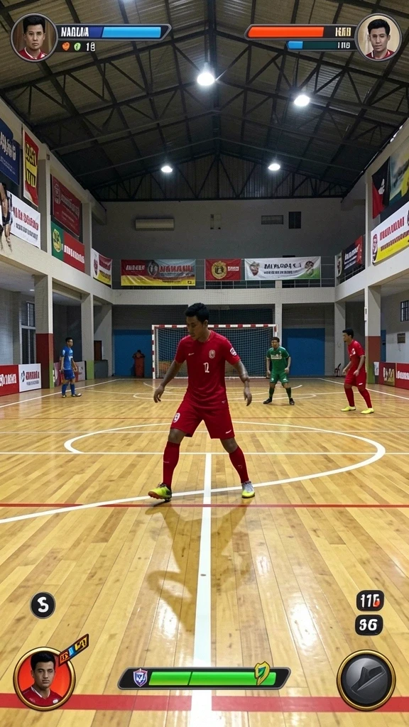 Tampilan grafis yang memukau dari permainan.