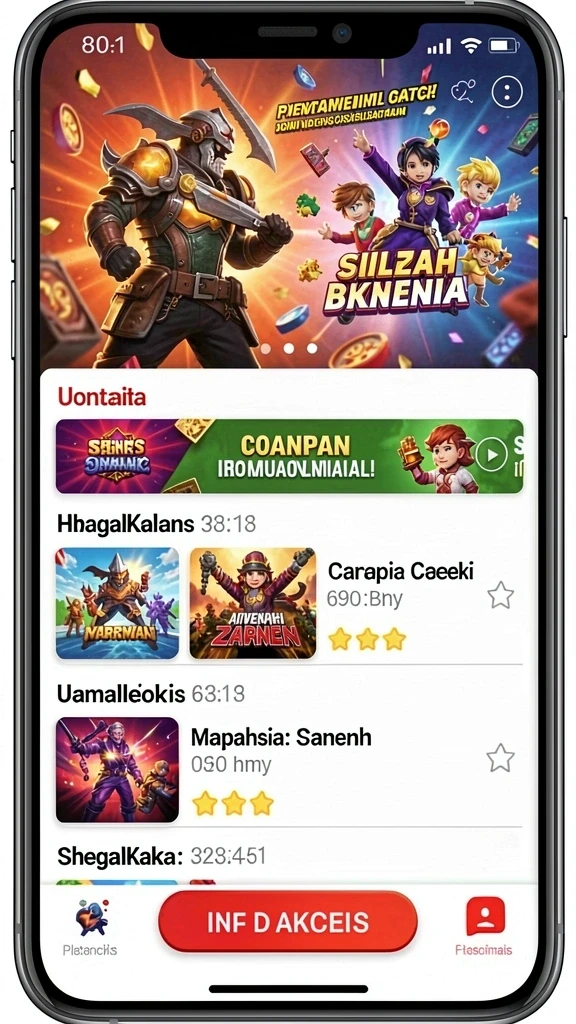 Ikon utama D73 yang menunjukkan keindahan dunia fantasi.