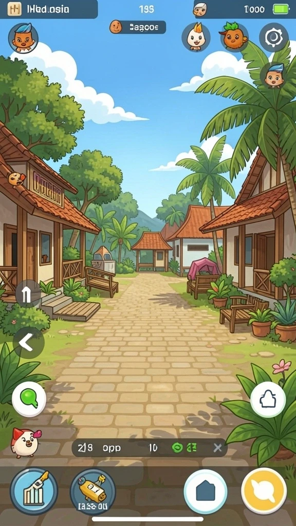 Karakter yang dapat dikustomisasi dengan banyak pilihan.