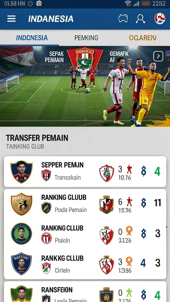 Screenshot menunjukkan tampilan utama aplikasi yang menarik.