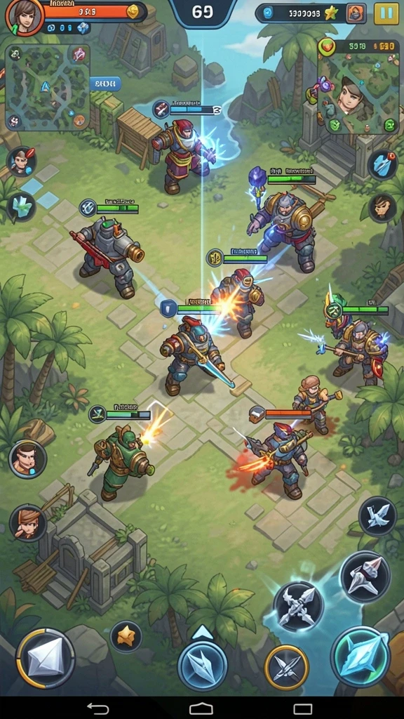Mode multiplayer yang memungkinkan bermain bersama teman.