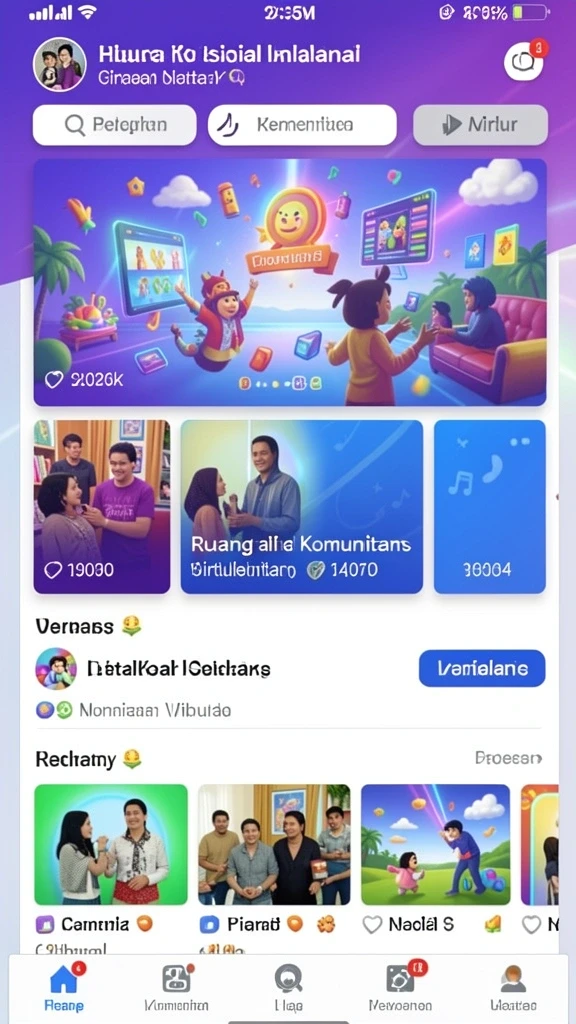 Tampilan antarmuka pengguna yang intuitif dan menarik.