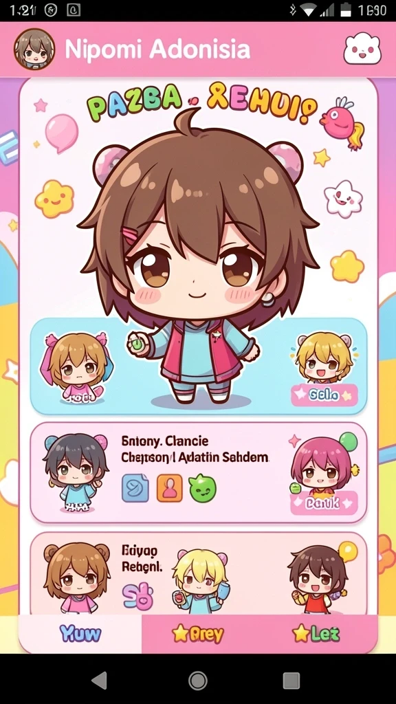 Screenshot menunjukkan berbagai tema slot yang tersedia.