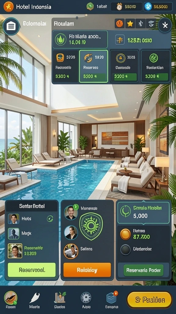 Screenshot menunjukkan fitur bonus yang menguntungkan.
