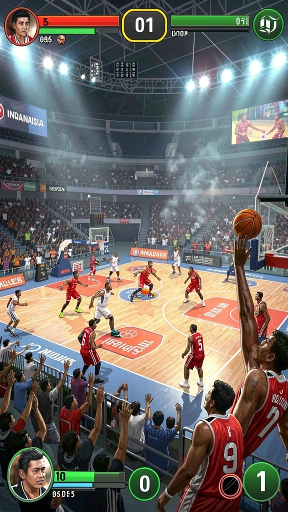Screenshot menunjukkan fitur multiplayer yang seru.