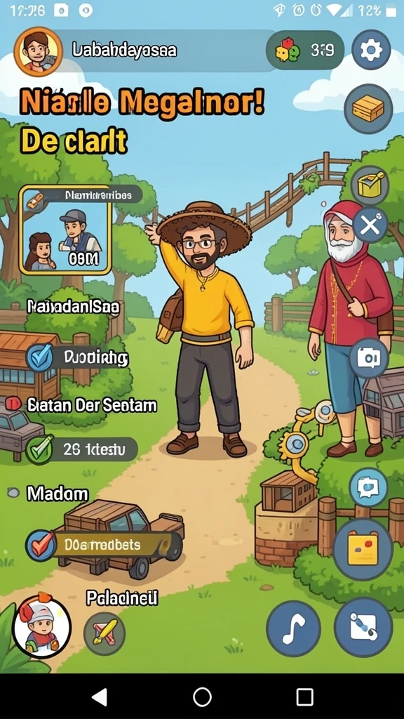 Screenshot 3: Salah satu level menantang yang harus diselesaikan.