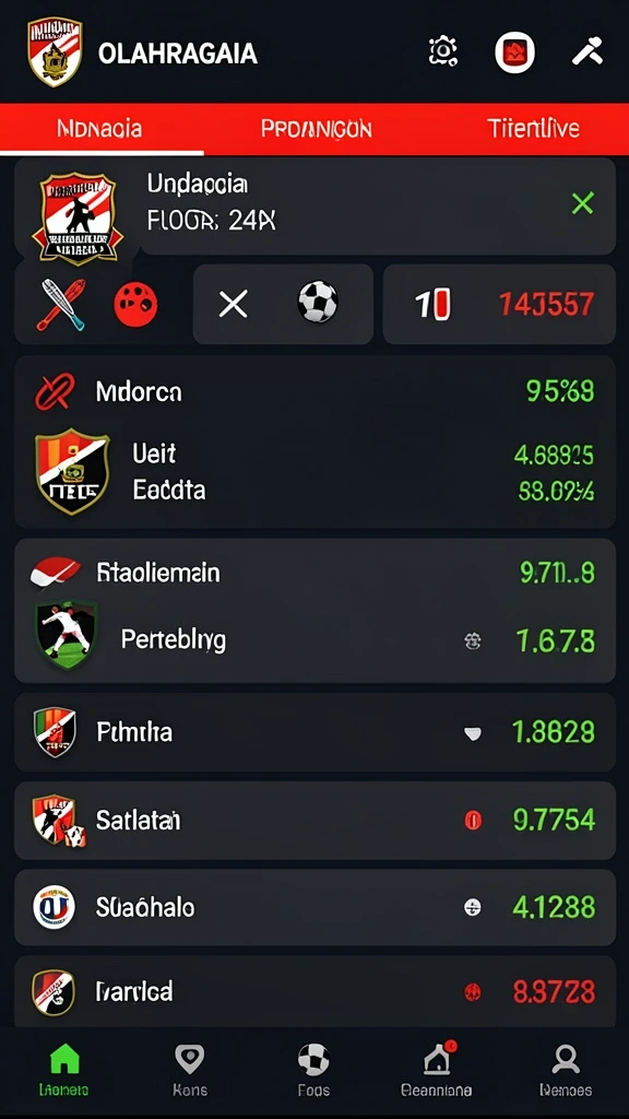 Fitur taruhan langsung memungkinkan interaksi real-time.