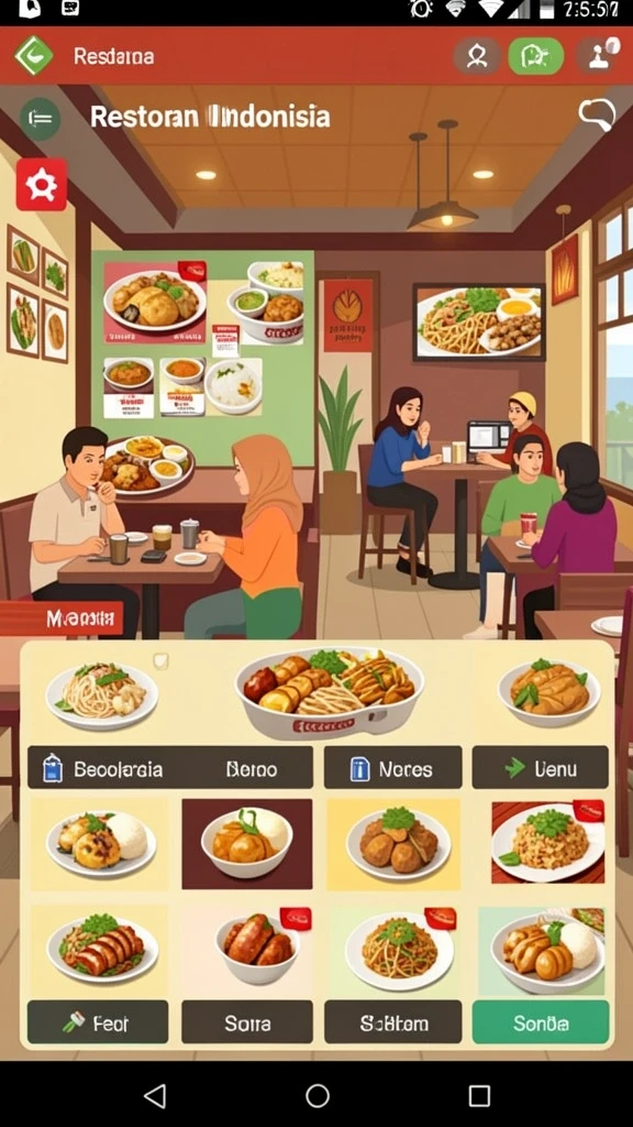Beragam pilihan permainan untuk semua selera.