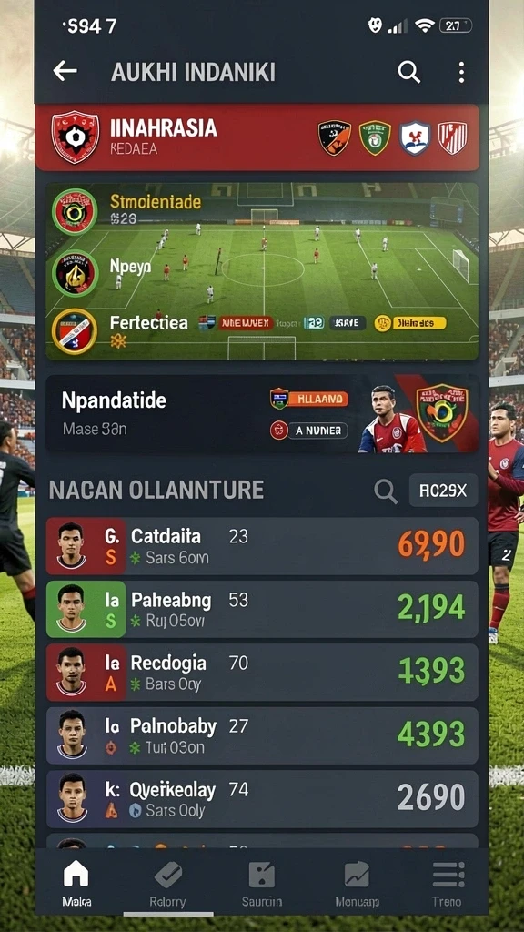 Kompetisi seru dengan pemain lain secara online.