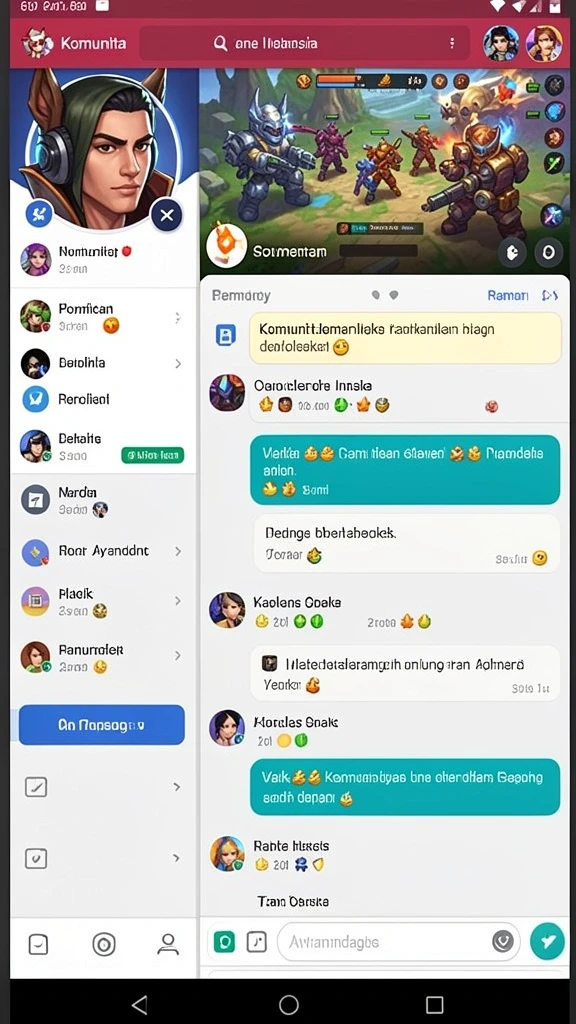 Berbagai jenis permainan taruhan yang tersedia.