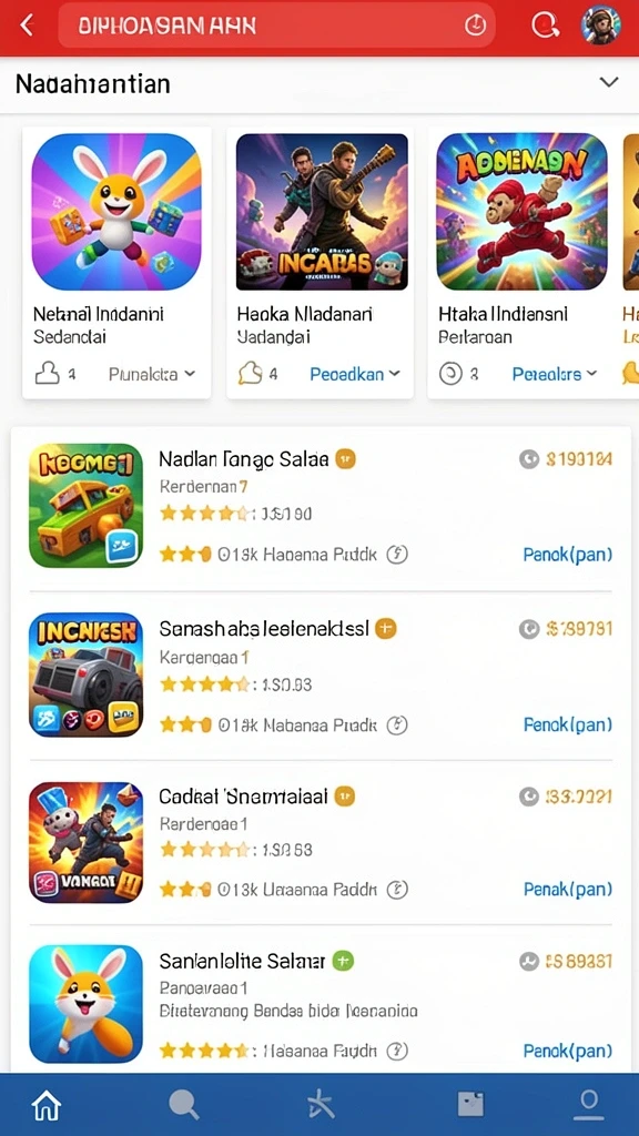 Tampilan antarmuka utama MIGASPIN yang menarik.