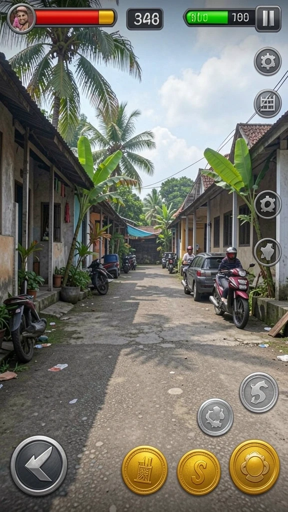 Desain karakter yang dapat disesuaikan dengan gaya pemain.
