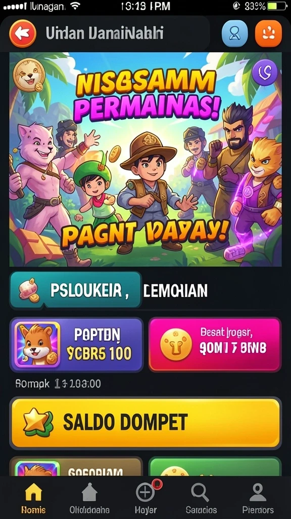 Screenshot dari mode multiplayer yang seru.