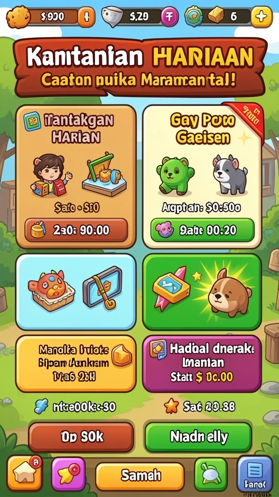 Mode permainan yang fleksibel dan seru.