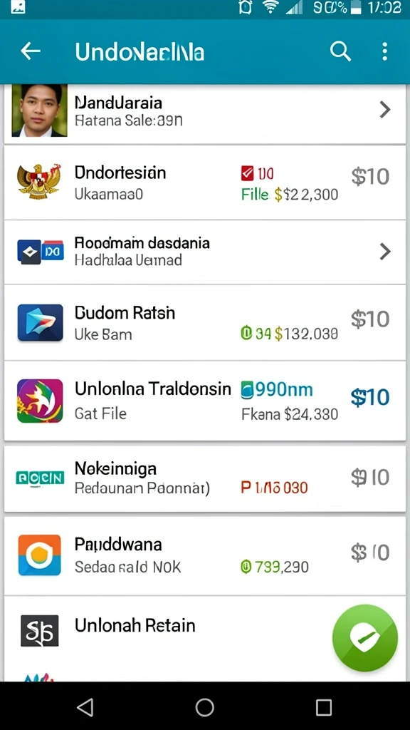 Tampilan awal aplikasi REKOR777 yang menarik.