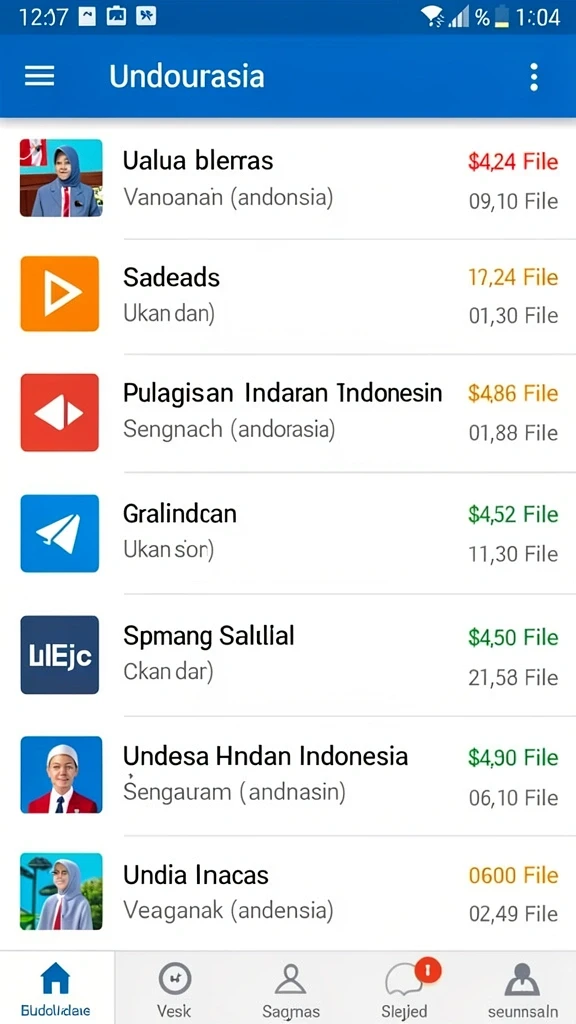 Tampilan antarmuka yang intuitif dan mudah digunakan.