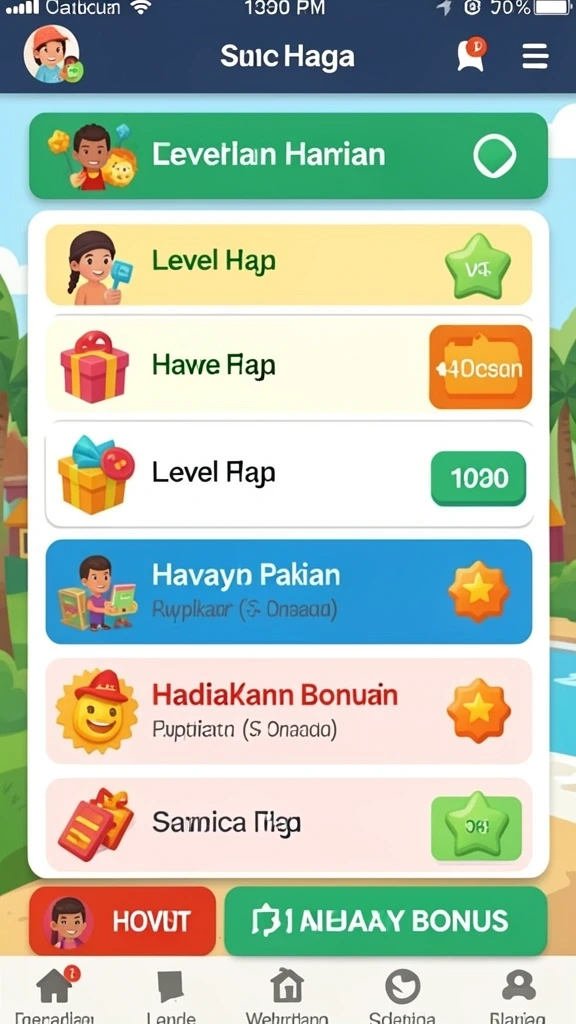Fitur bonus yang menguntungkan dan menyenangkan.