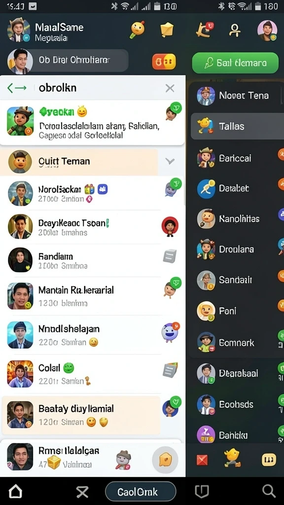 Tampilan antarmuka yang sederhana dan mudah dinavigasi.